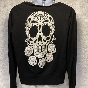Dia de los Muertos Vintage Cardigan